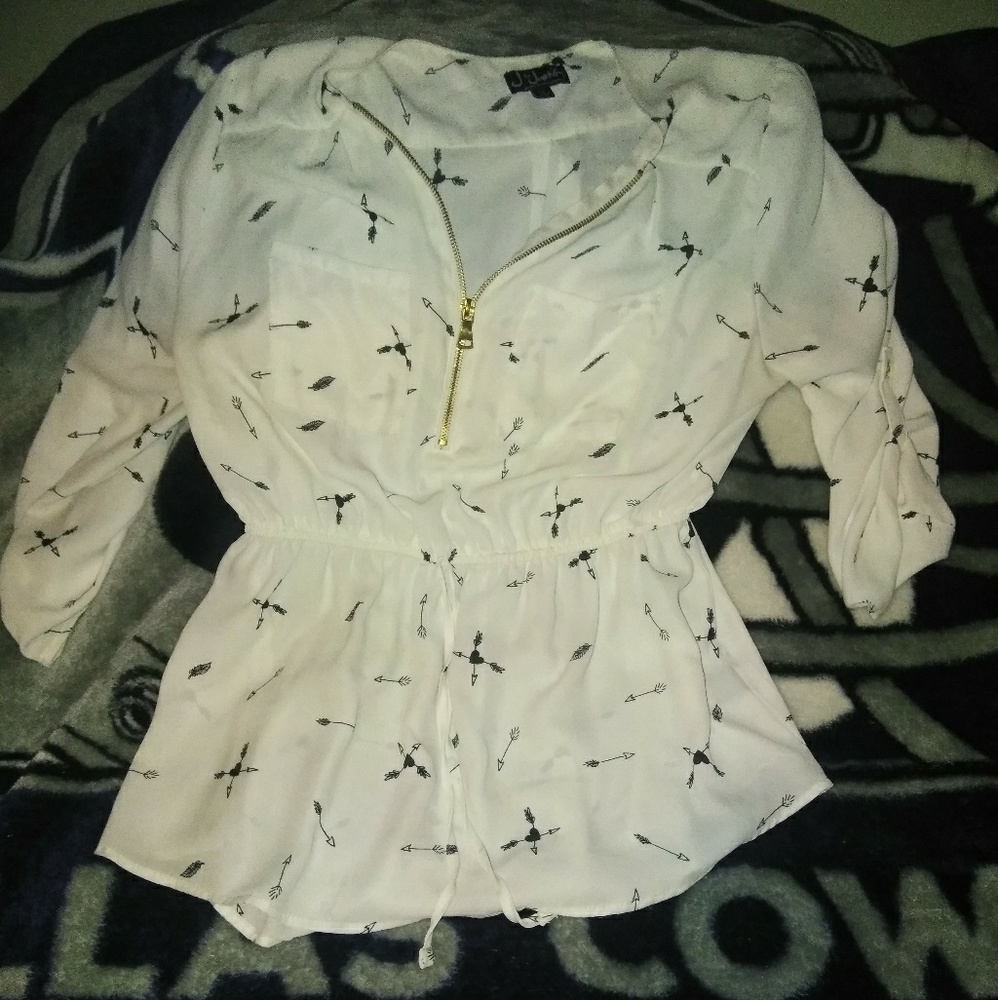 Sheer blouse